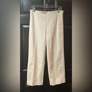 Frank & Eileen Cotton Twill Wide Leg Elastic Waist Trousers